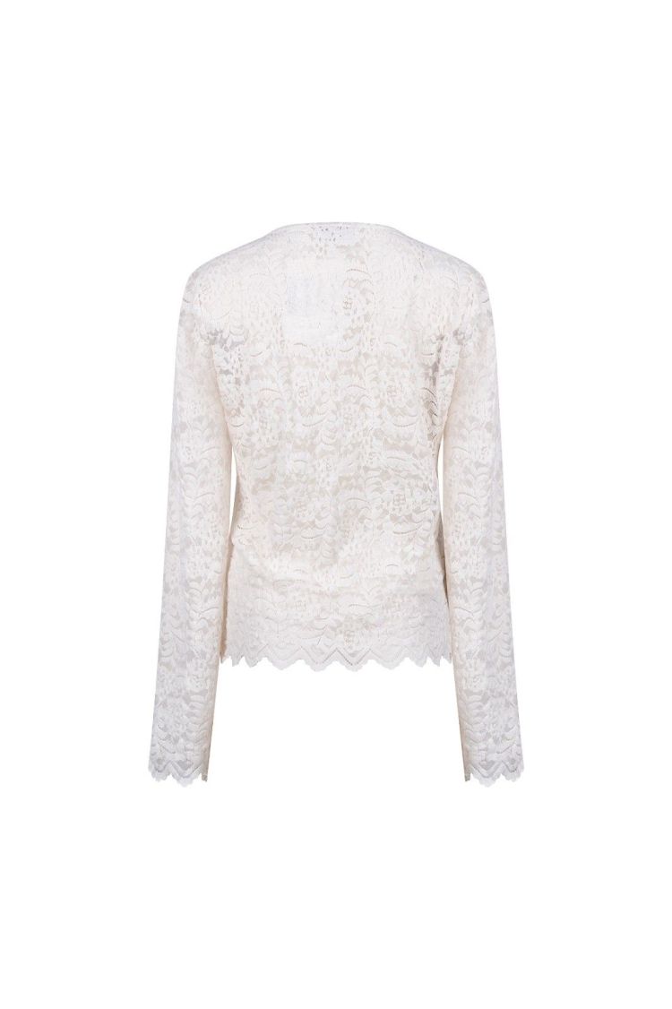 Nukus by Nick Vervoort Top Off-white dames (WIES TOP LACE - WIES.TOP.OFFWHITE) - GL Sport (Sluis)