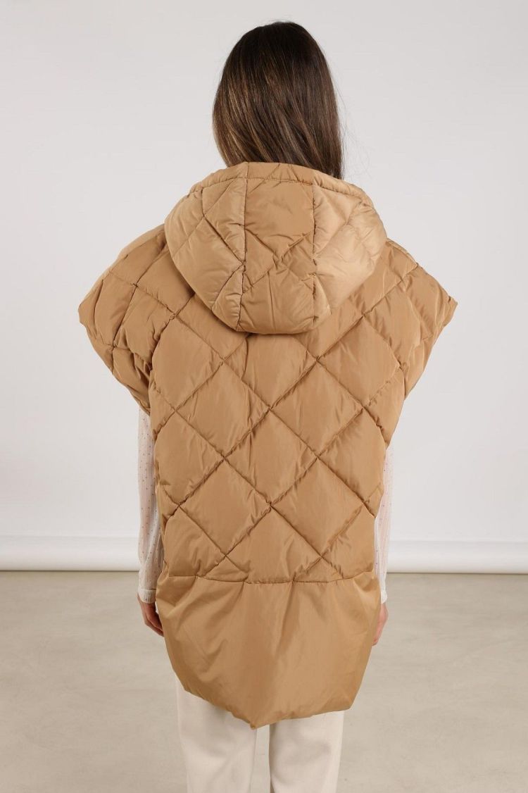 Nukus by Nick Vervoort Jas Bruin dames (WILLOW JACKET - WILLOW.JKT.CAMEL) - GL Sport (Sluis)