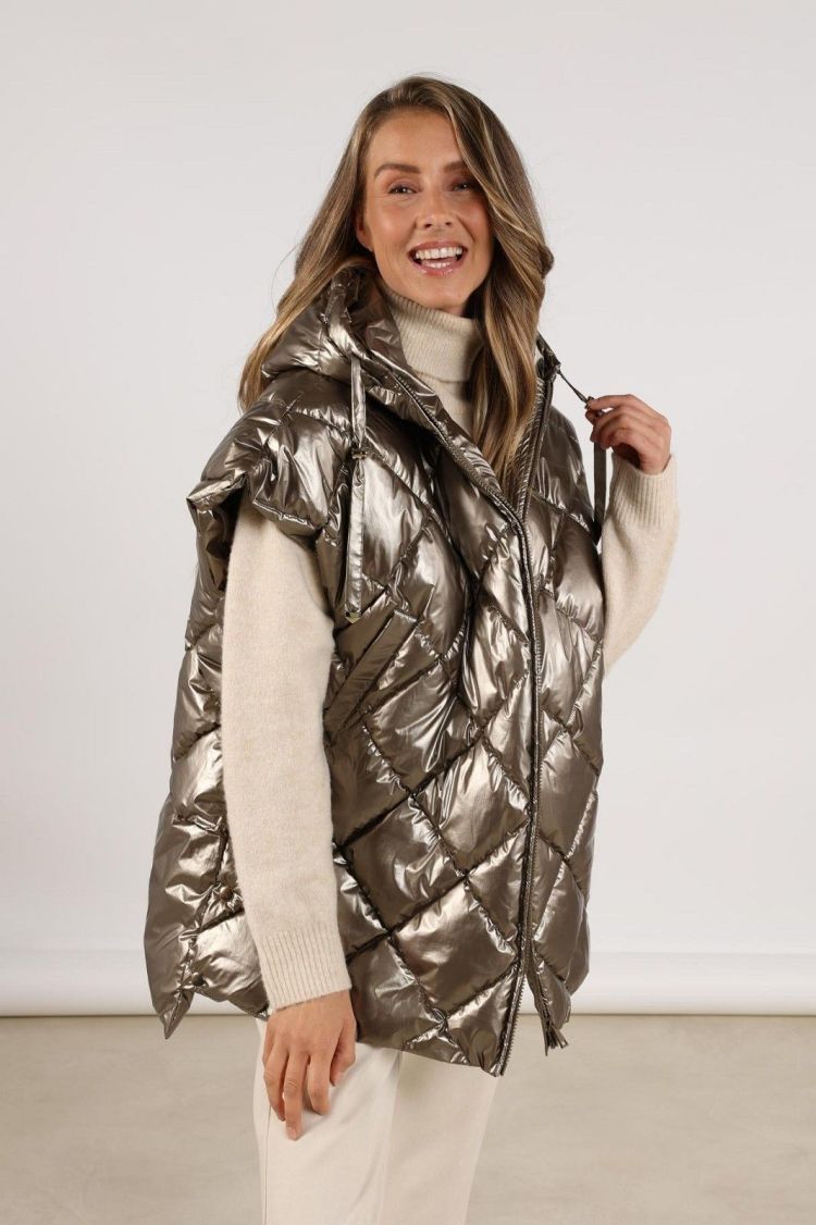 Nukus by Nick Vervoort Jas Brons dames (WILLOW JACKET METALLIC - WILLOW.JKT.FANGO) - GL Sport (Sluis)