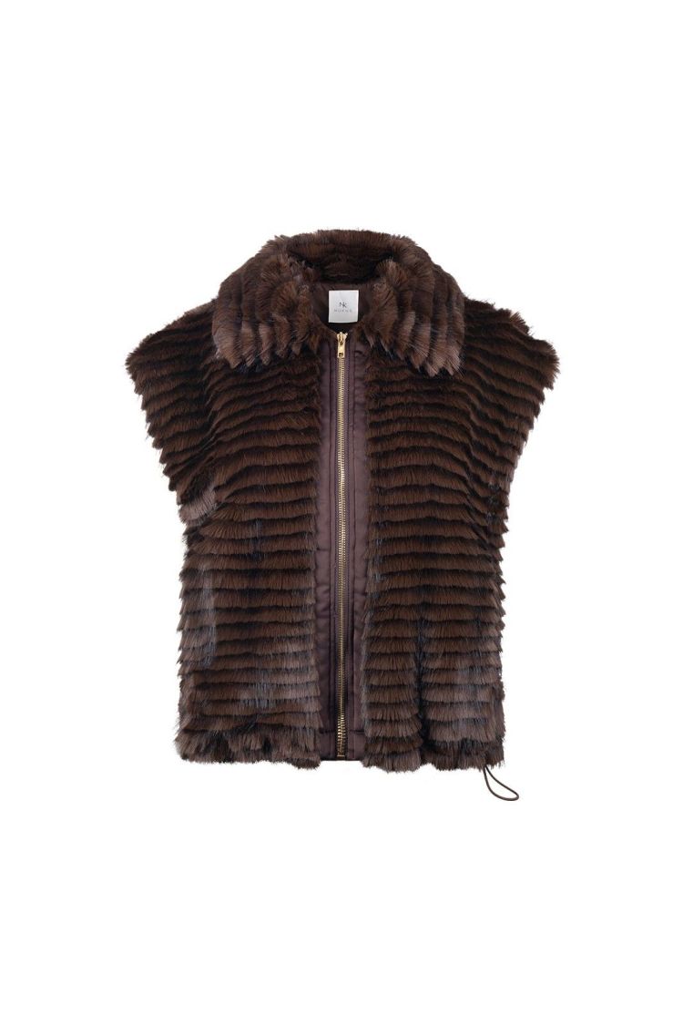 Nukus Gilet Bruin