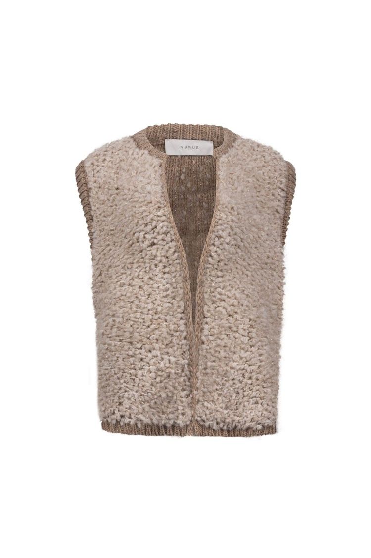 Nukus Gilet Beige