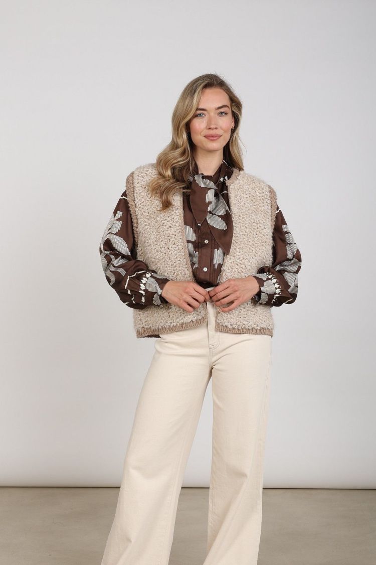 Nukus Gilet Beige dames (LANA GILET  - LANA.GILET.SAND) - GL Sport (Sluis)