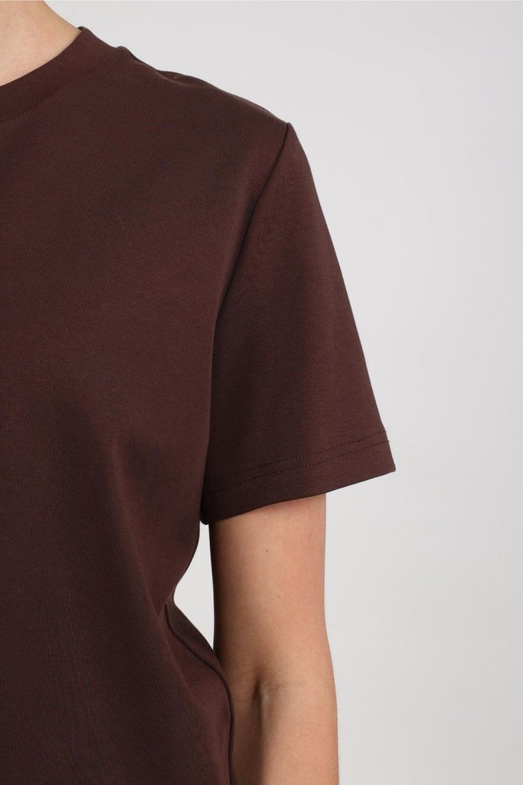 Nukus T-shirt Bruin dames (LUNA SHIRT NK - LUNA.SHIRT.CHOCO) - GL Sport (Sluis)