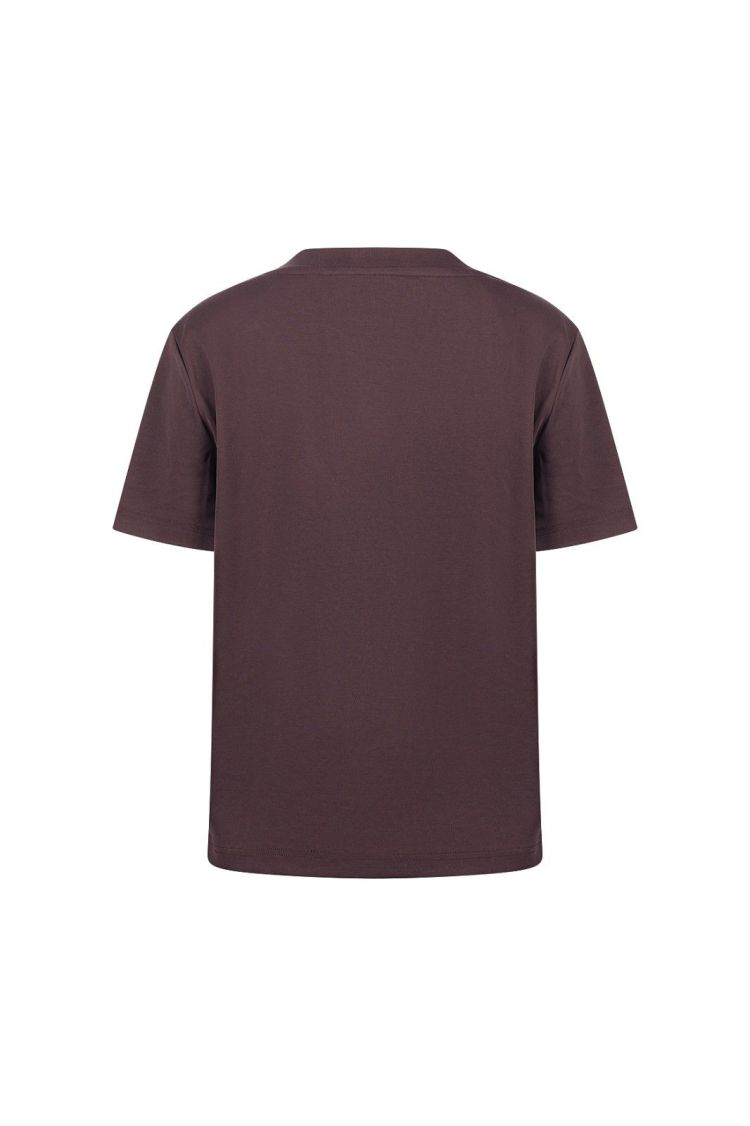 Nukus T-shirt Bruin dames (LUNA SHIRT NK - LUNA.SHIRT.CHOCO) - GL Sport (Sluis)