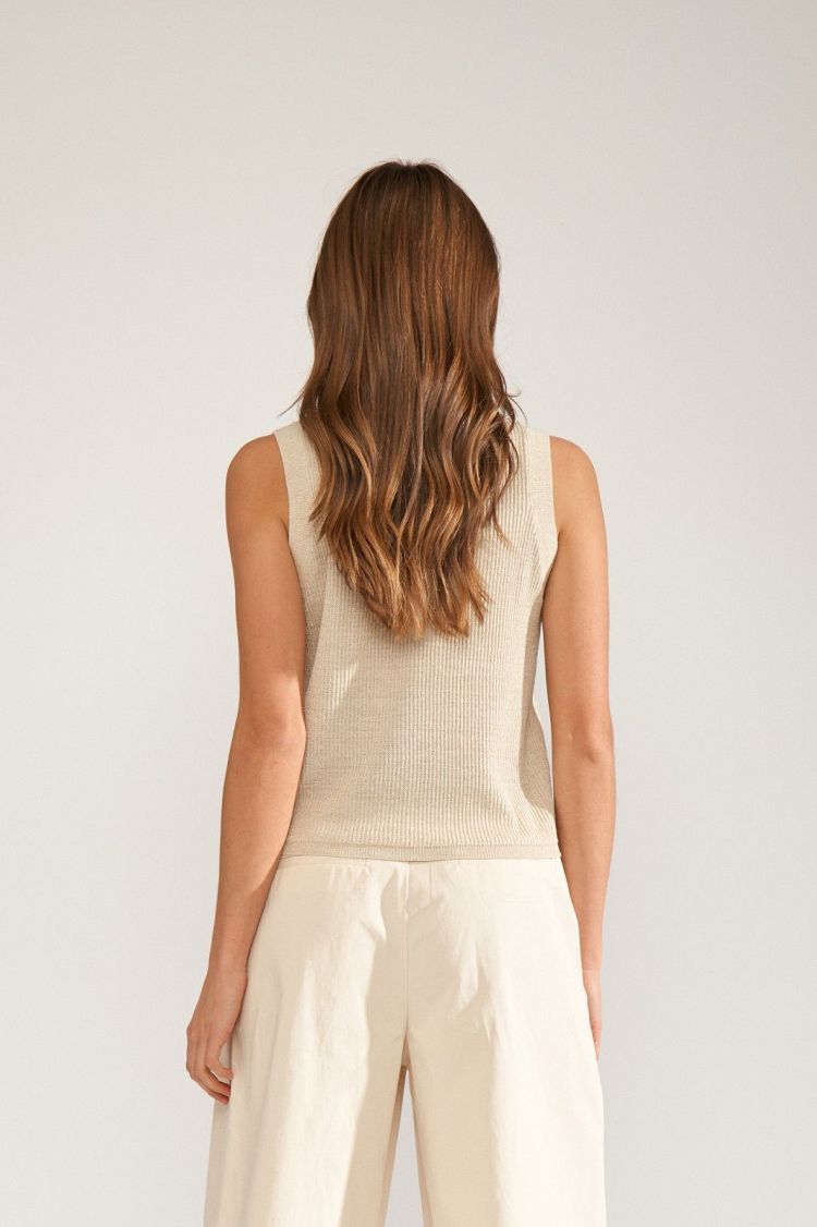 Nümph Top Beige dames (NUDINEA TOP - 706742.9509) - GL Sport (Sluis)