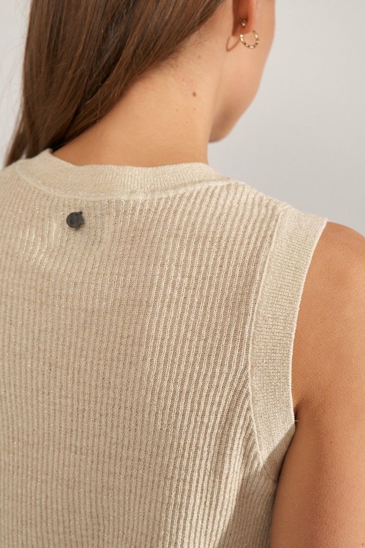 Nümph Top Beige dames (NUDINEA TOP - 706742.9509) - GL Sport (Sluis)