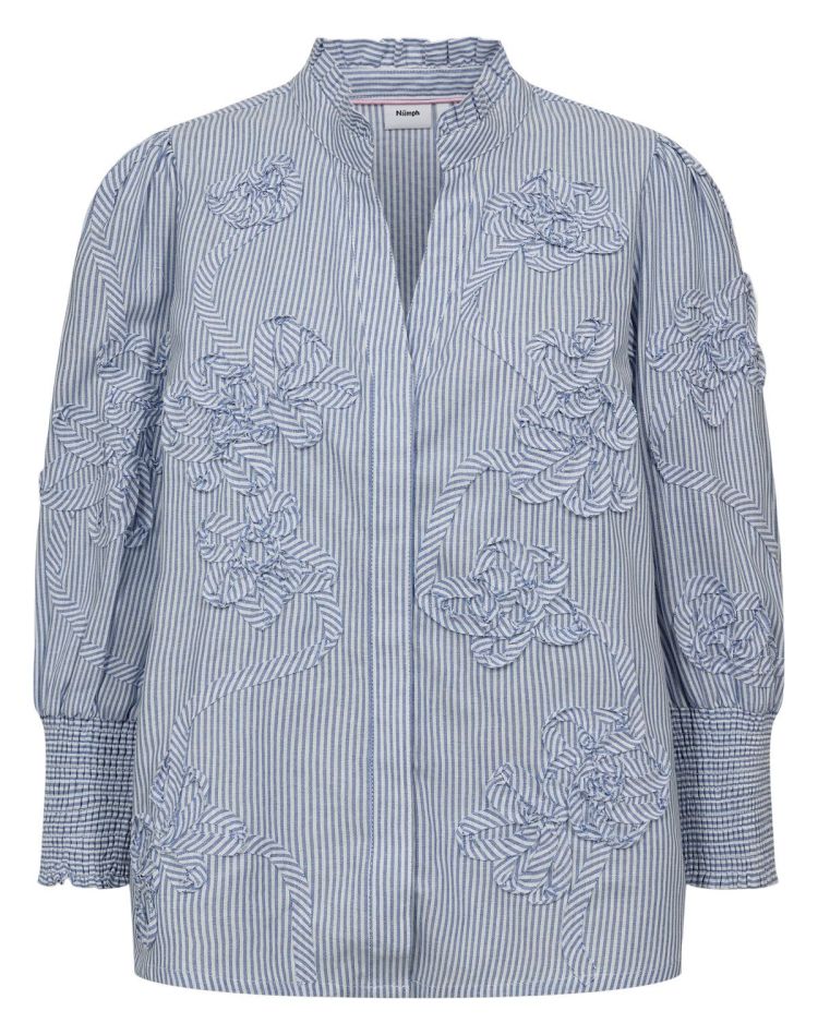 Nümph Blouse Lichtblauw dames (NUEMELIA SHIRT - 706883.3164) - GL Sport (Sluis)