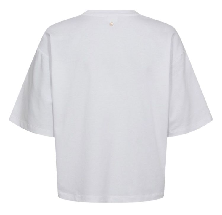 Nümph T-shirt Wit dames (NUFLEURA LONG T-SHIRT - 706914.9000) - GL Sport (Sluis)