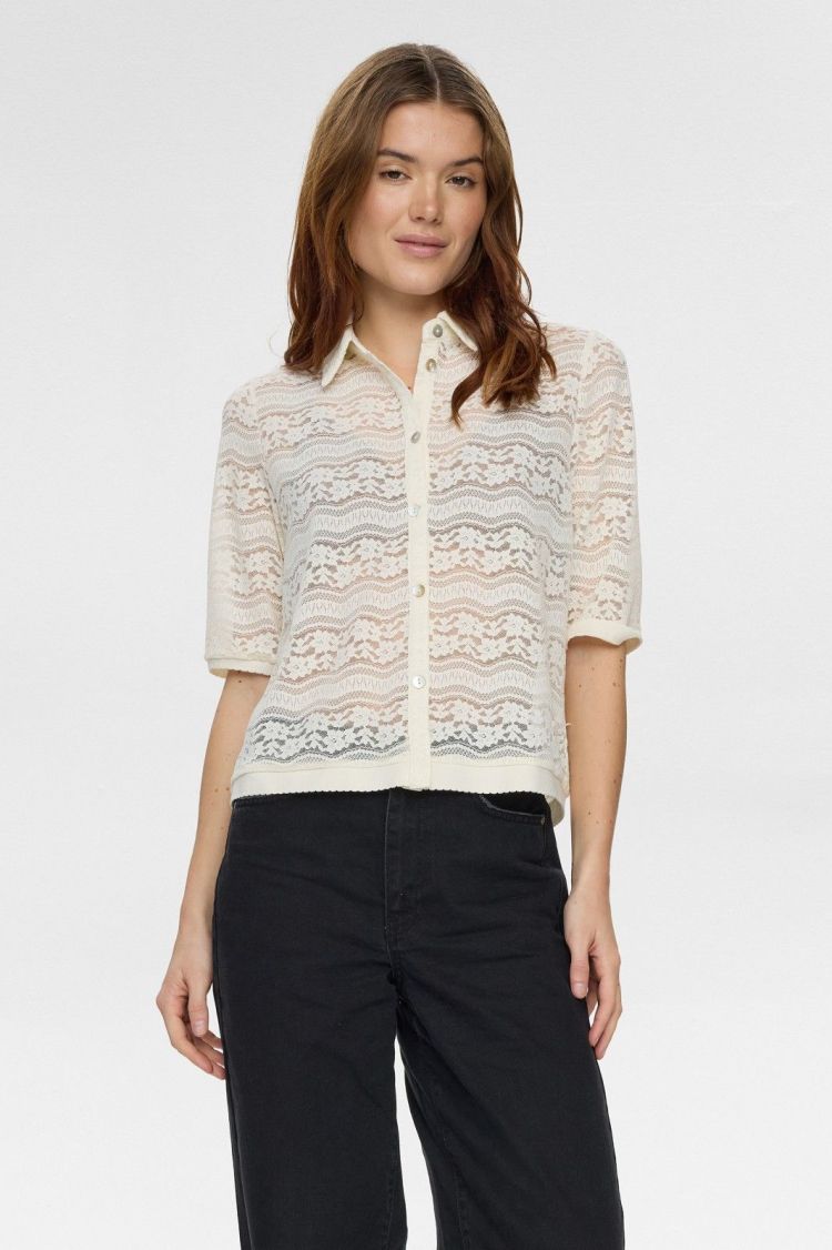 Nümph Blouse Beige dames (NULAVETTA SHIRT - 706825.9501) - GL Sport (Sluis)