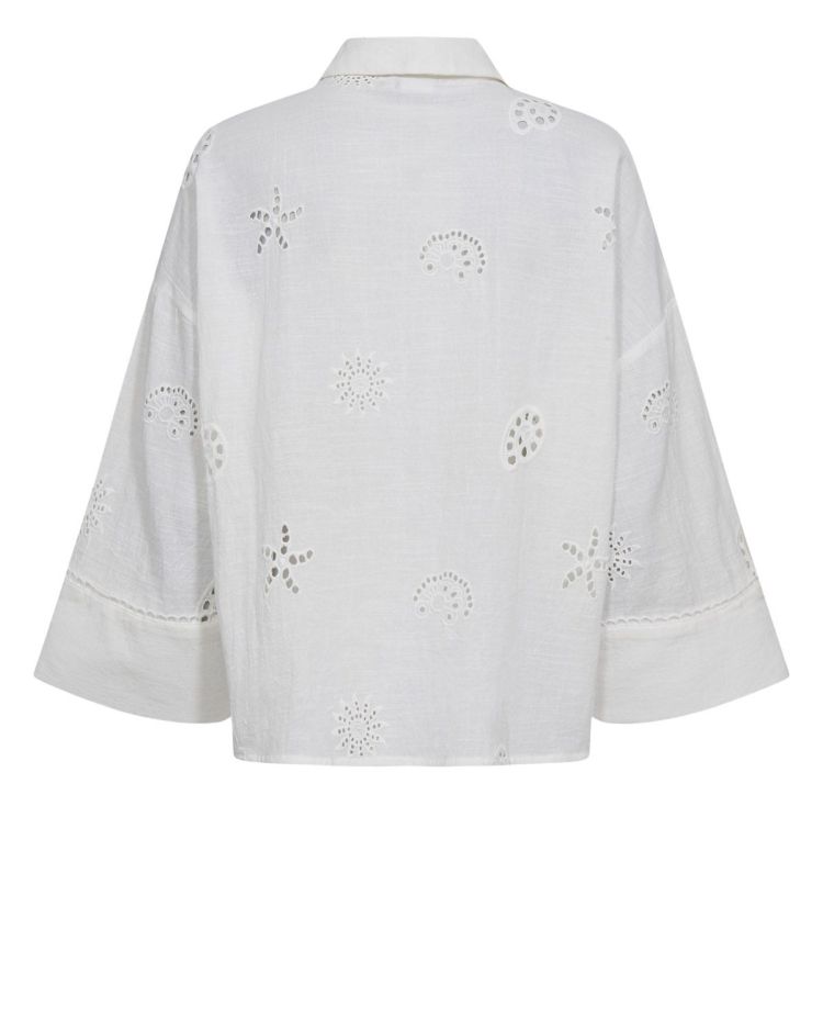 Nümph Blouse Wit dames (NUMARIELLE SS SHIRT - 706797.9000) - GL Sport (Sluis)