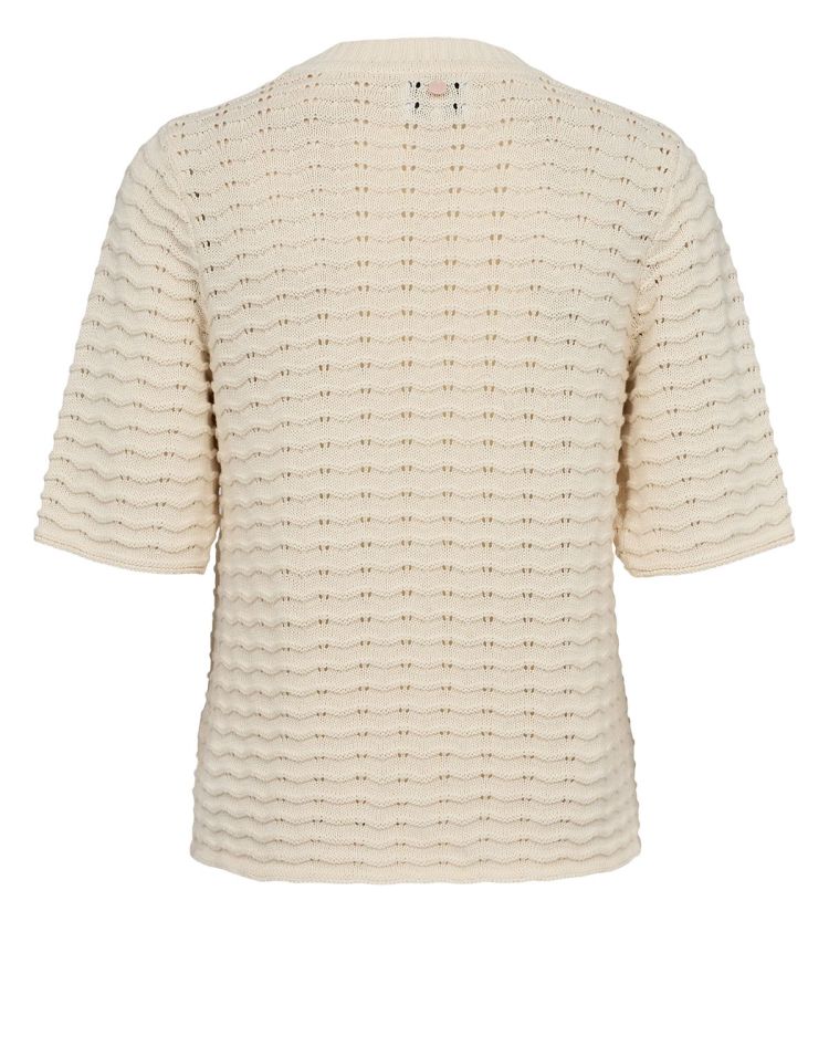 Nümph Pull Beige dames (NUMULANA SS PULLOVER - 705296.9501) - GL Sport (Sluis)