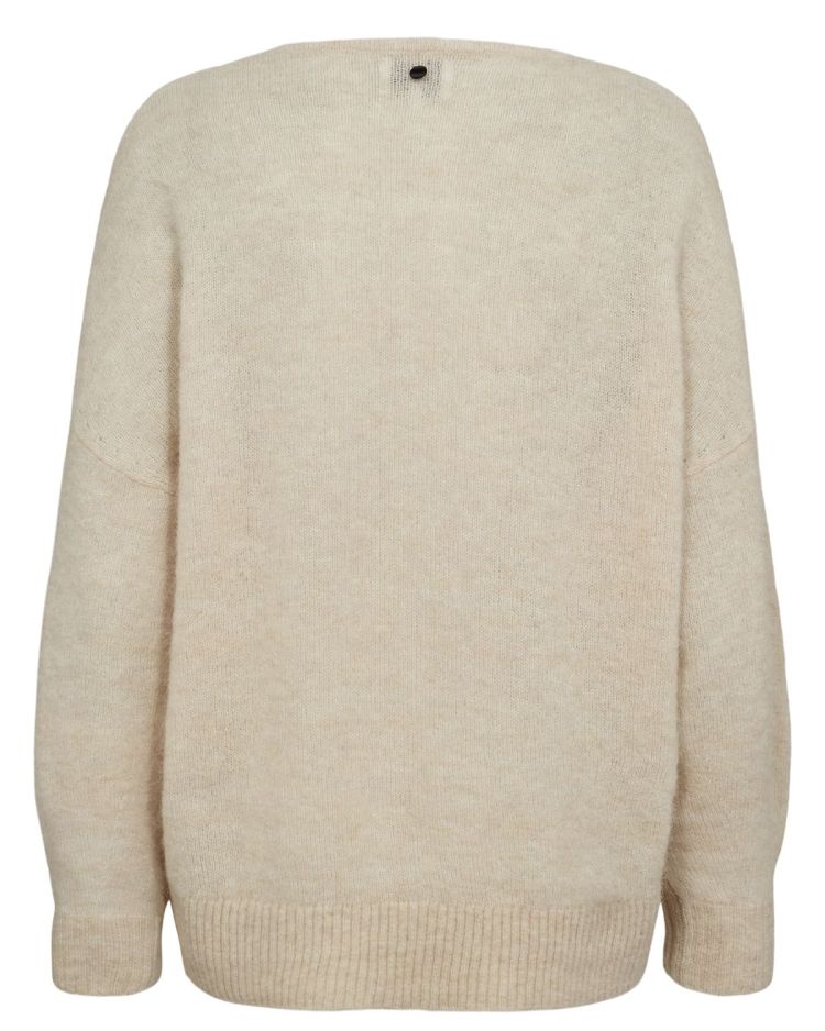 Nümph Pull Grijs dames (NURIETTE SELMA PULLOVER - 704734.0547) - GL Sport (Sluis)