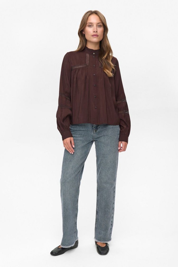 Nümph Blouse Bruin dames (NURIKA SHIRT - 705916.5698) - GL Sport (Sluis)