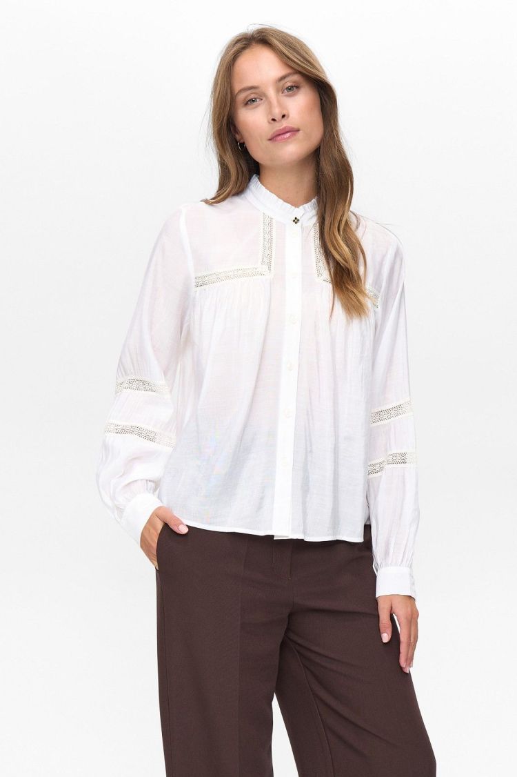 Nümph Blouse Wit dames (NURIKA SHIRT - 705916.9000) - GL Sport (Sluis)