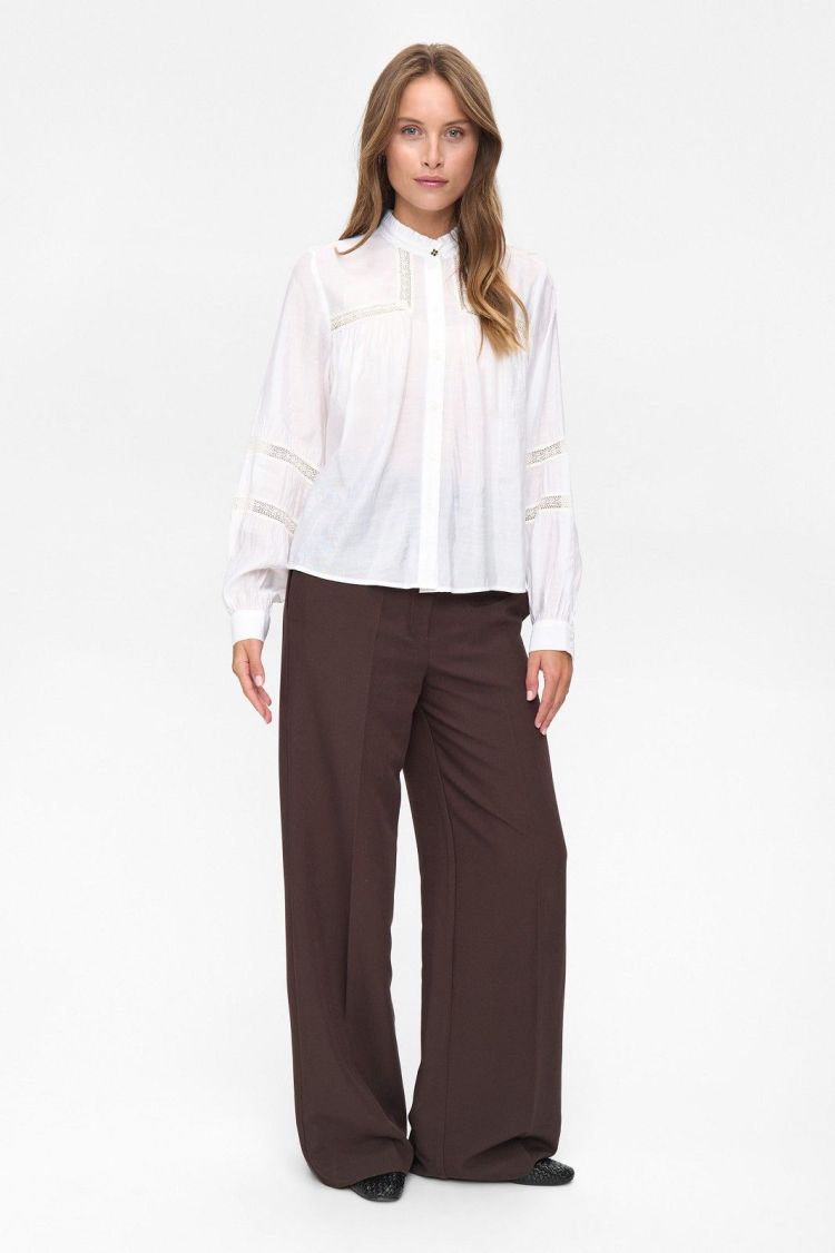 Nümph Blouse Wit dames (NURIKA SHIRT - 705916.9000) - GL Sport (Sluis)