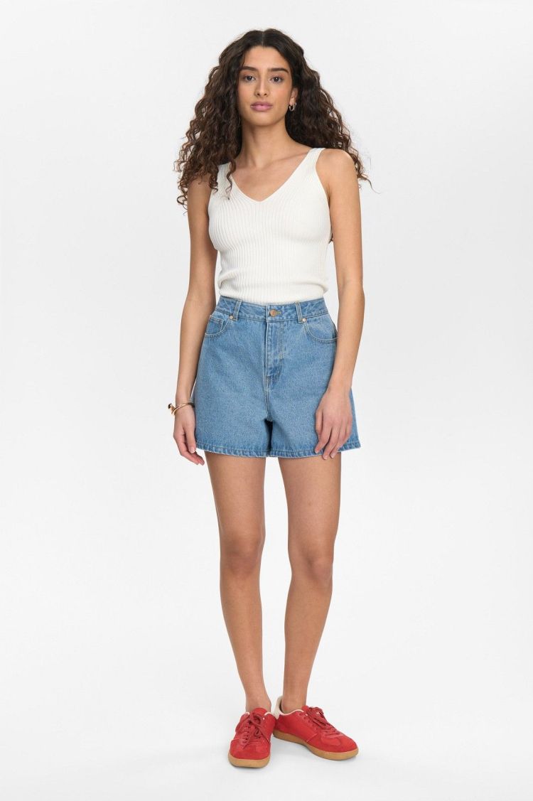 Nümph Short Lichtblauw dames (NUVIRGINIA DENIM SHORTS - 705428.3010) - GL Sport (Sluis)