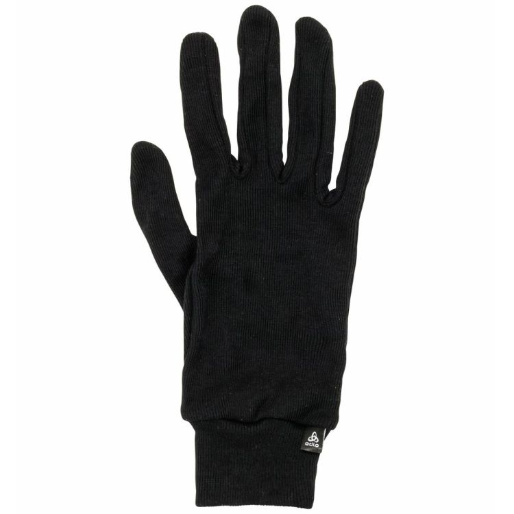 Odlo Handschoenen Zwart unisex (GLOVES FULL FINGER - UNISEX - 762740.15000) - GL Sport (Sluis)