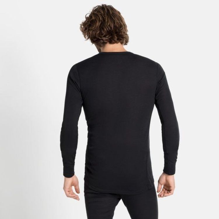 Odlo Thermokleding Zwart heren (TOP CREW NECK - MEN - 159102.15000) - GL Sport (Sluis)