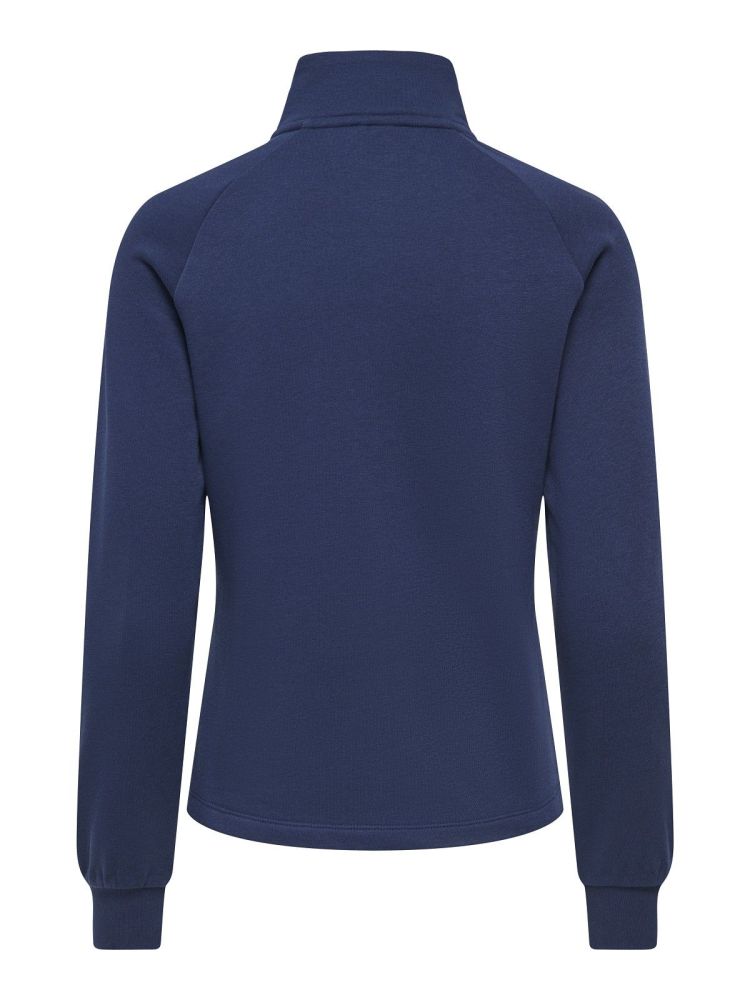 Only Play Vest Blauw dames (ACE HN FZ LS BRUSH SWEAT - 15381995.DRESSBLUES) - GL Sport (Sluis)