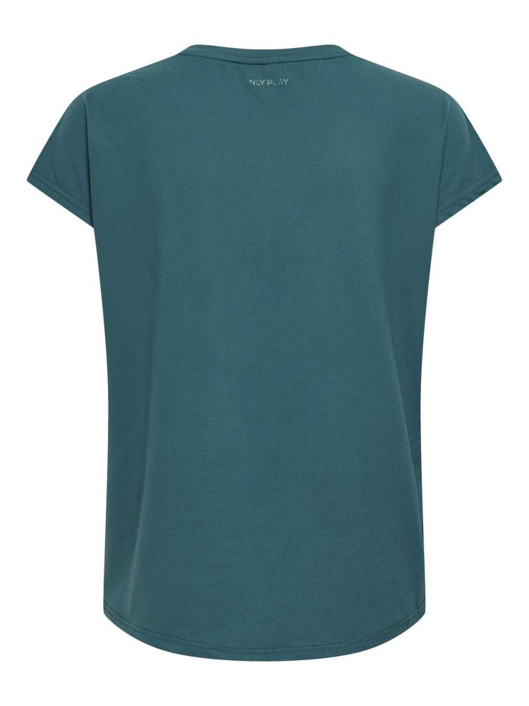 Only Play T-shirt Blauw dames (AUBREE LIFE ON SS BAT LOOSE TEE - 15137012.MEDITERRANEA) - GL Sport (Sluis)