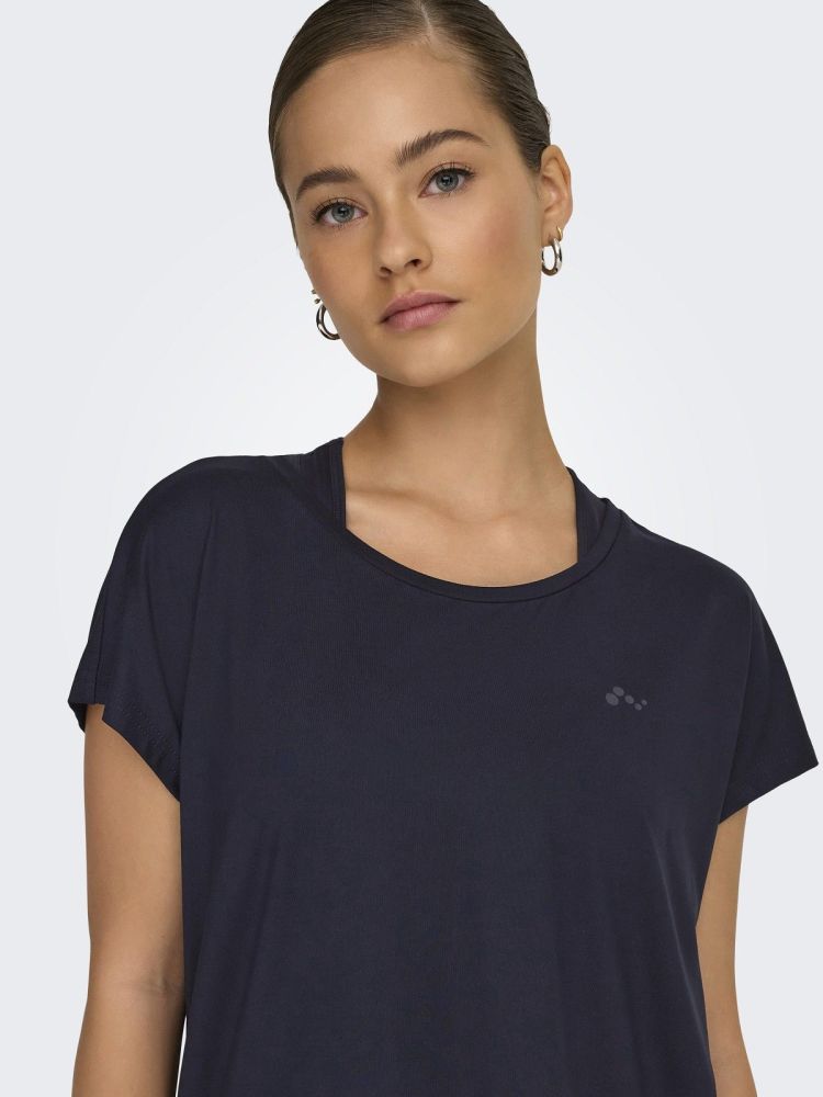 Only Play T-shirt Blauw dames (AUBREE LIFE ON SS BAT LOOSE TEE - 15137012.NIGHTSKY) - GL Sport (Sluis)