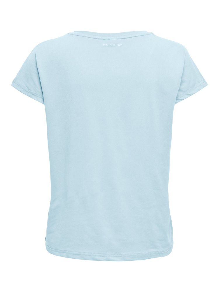 Only Play T-shirt Lichtblauw dames (AUBREE LIFE ON SS BAT LOOSE TEE - 15137012.SUMMERSONG) - GL Sport (Sluis)