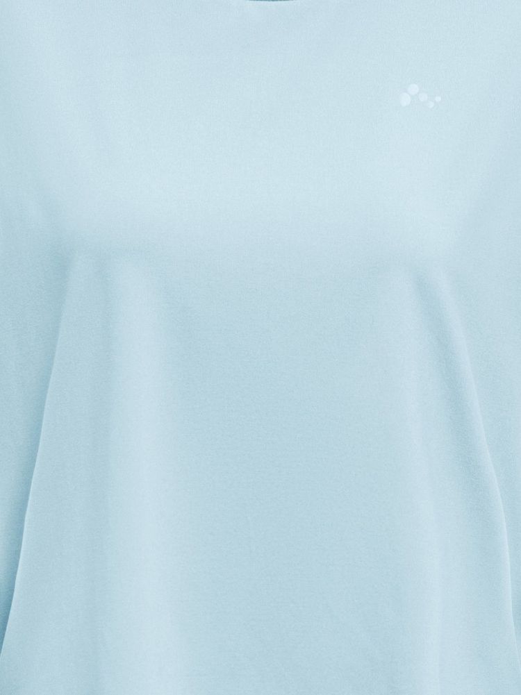 Only Play T-shirt Lichtblauw dames (AUBREE LIFE ON SS BAT LOOSE TEE - 15137012.SUMMERSONG) - GL Sport (Sluis)