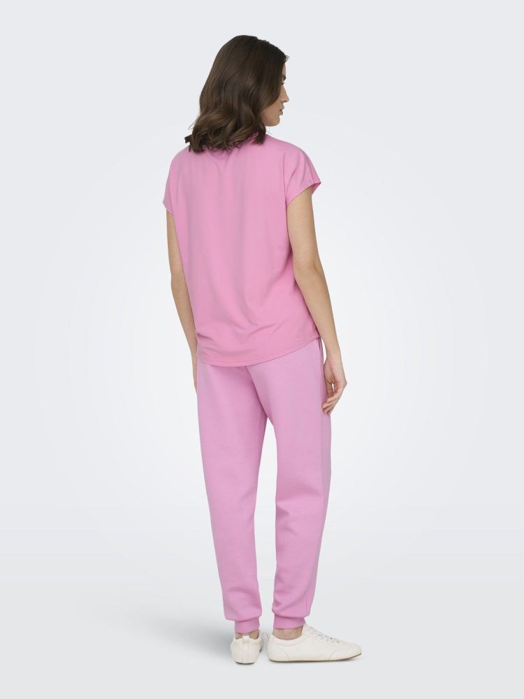 Only Play T-shirt Roze dames (AUBREE LIFE ON SS BAT LOOSE TEE - 15137012.BONBON) - GL Sport (Sluis)
