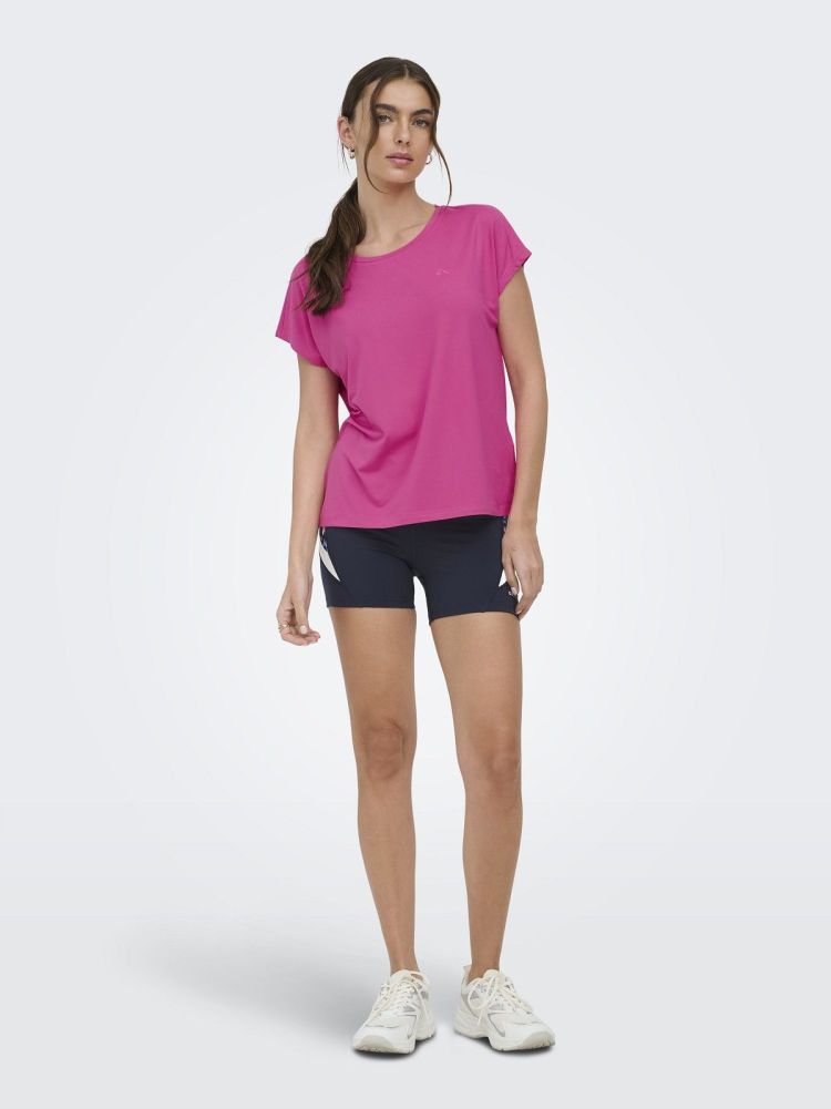 Only Play T-shirt Roze dames (AUBREE LIFE ON SS BAT LOOSE TEE - 15137012.RASPBERRY) - GL Sport (Sluis)
