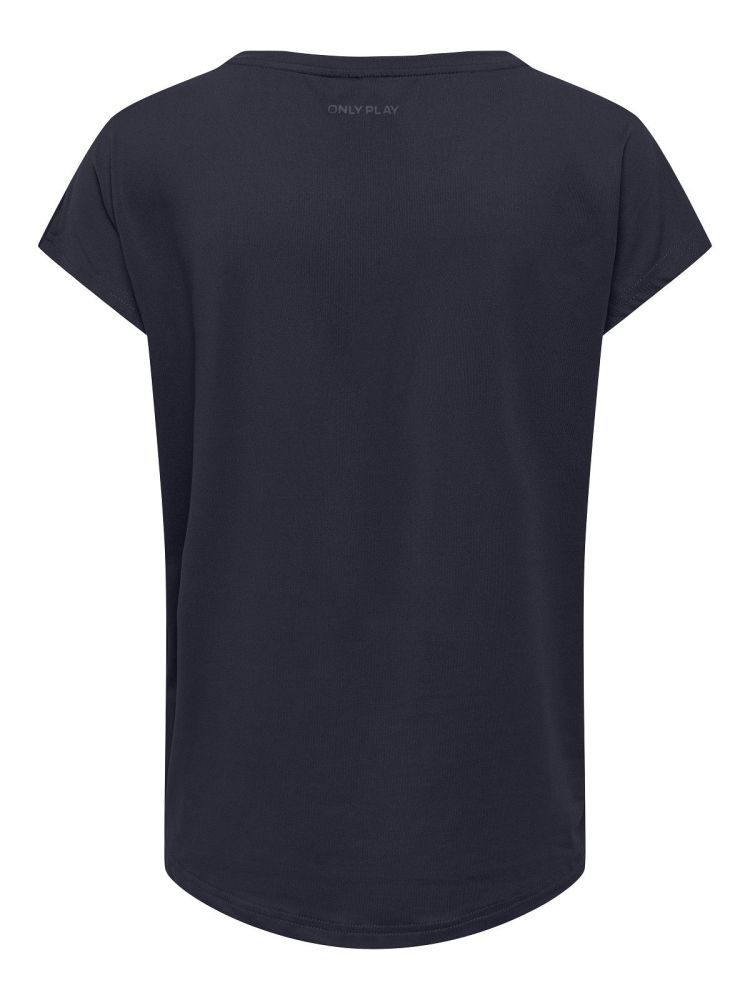 Only Play T-shirt Blauw dames (AUBREE LIFE ON SS LOOSE TEE - 15137012.NIGHTSKY) - GL Sport (Sluis)