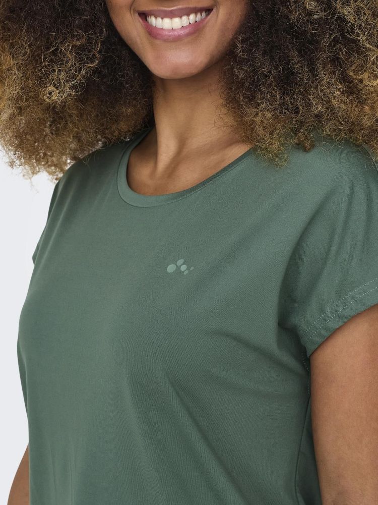 Only Play T-shirt Groen dames (AUBREE LIFE ON SS LOOSE TEE - 15137012.DUCKGREEN) - GL Sport (Sluis)