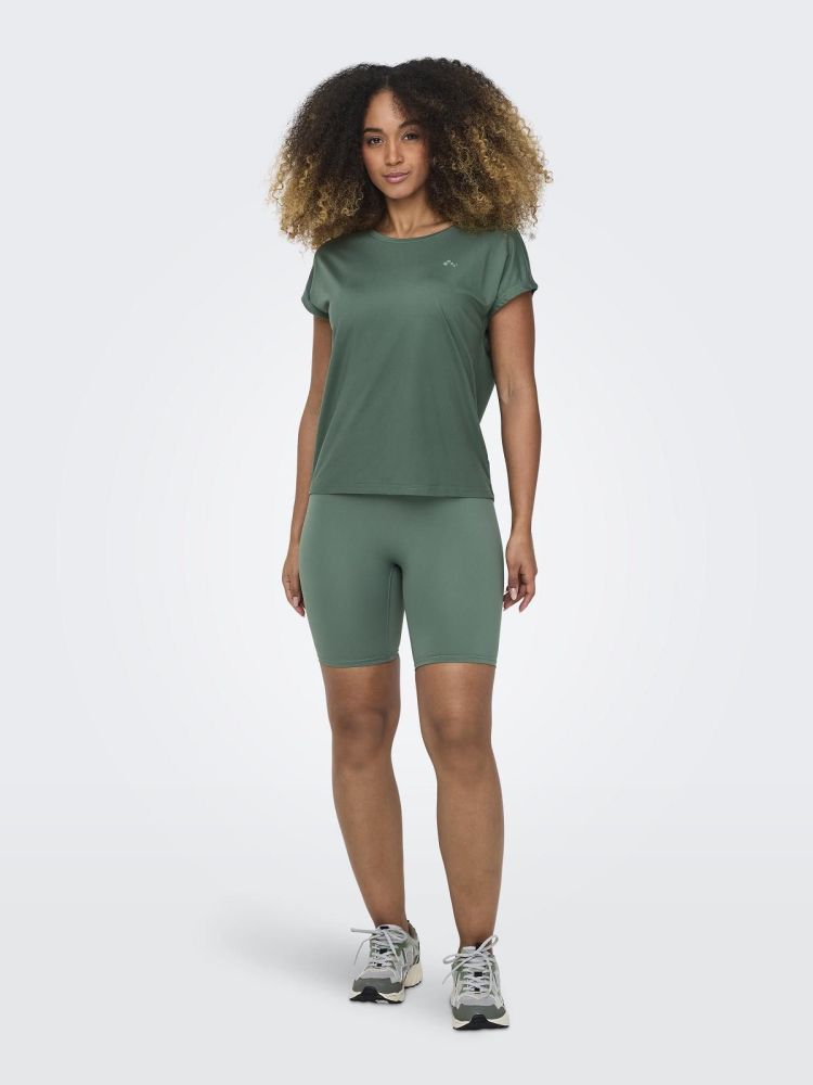 Only Play T-shirt Groen dames (AUBREE LIFE ON SS LOOSE TEE - 15137012.DUCKGREEN) - GL Sport (Sluis)