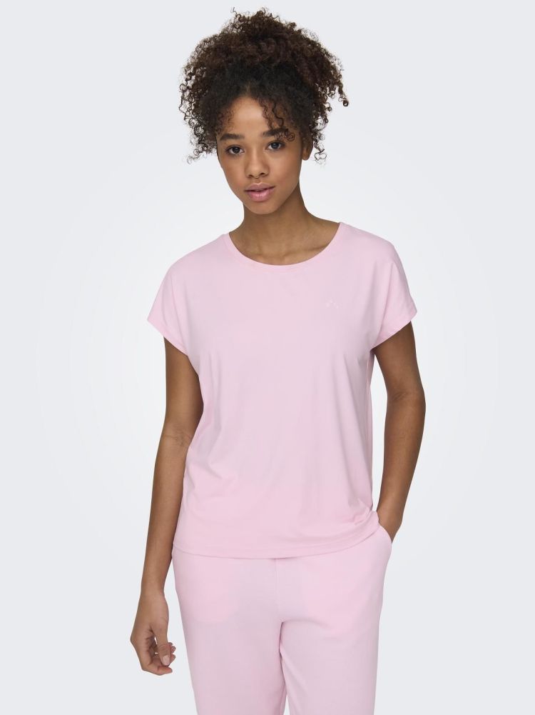 Only Play T-shirt Roze dames (AUBREE LIFE ON SS LOOSE TEE - 15137012.PINK) - GL Sport (Sluis)