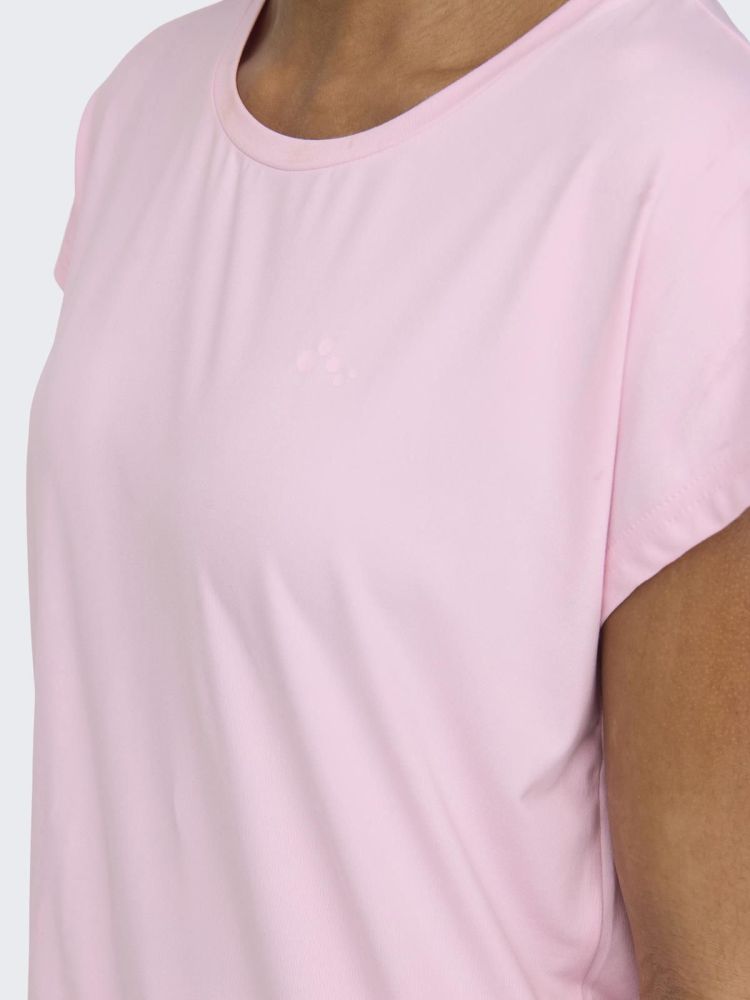 Only Play T-shirt Roze dames (AUBREE LIFE ON SS LOOSE TEE - 15137012.PINK) - GL Sport (Sluis)