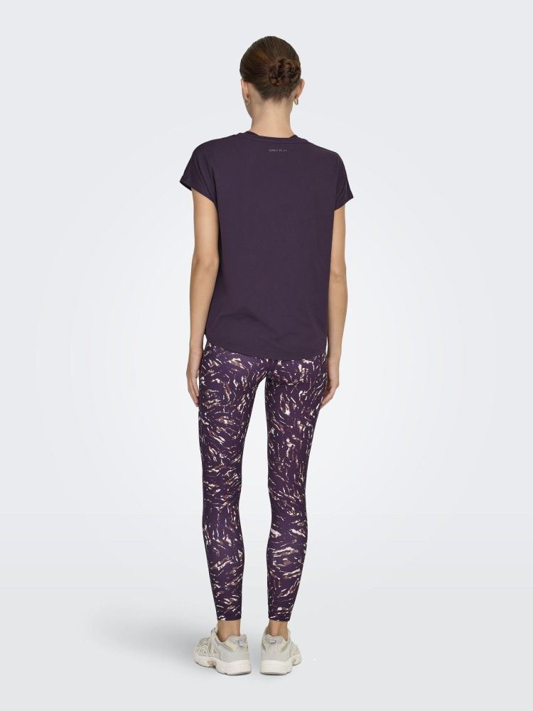 Only Play T-shirt Bordeaux dames (AUBREE ON SS BAT LOOSE TEE - 15137012.PLUMPERFECT ) - GL Sport (Sluis)