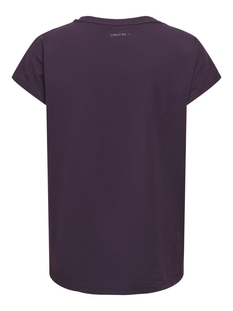 Only Play T-shirt Bordeaux dames (AUBREE ON SS BAT LOOSE TEE - 15137012.PLUMPERFECT ) - GL Sport (Sluis)