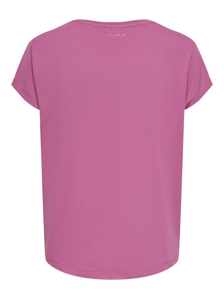 Only Play T-shirt Roze dames (AUBREE ON SS BAT LOOSE TEE - 15137012.REDVIOLET) - GL Sport (Sluis)