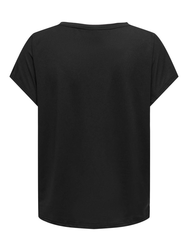 Only Play T-shirt Zwart dames (AUB-ROCK LIFE ON SS BAT LOOSE TEE  - 15333439.BLACK) - GL Sport (Sluis)