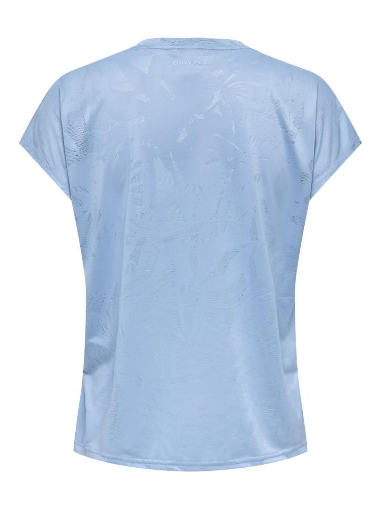 Only Play T-shirt Blauw dames (AYA ND SS VN LOOSE BAT TRAIN TEE - 15318944.BLUE) - GL Sport (Sluis)