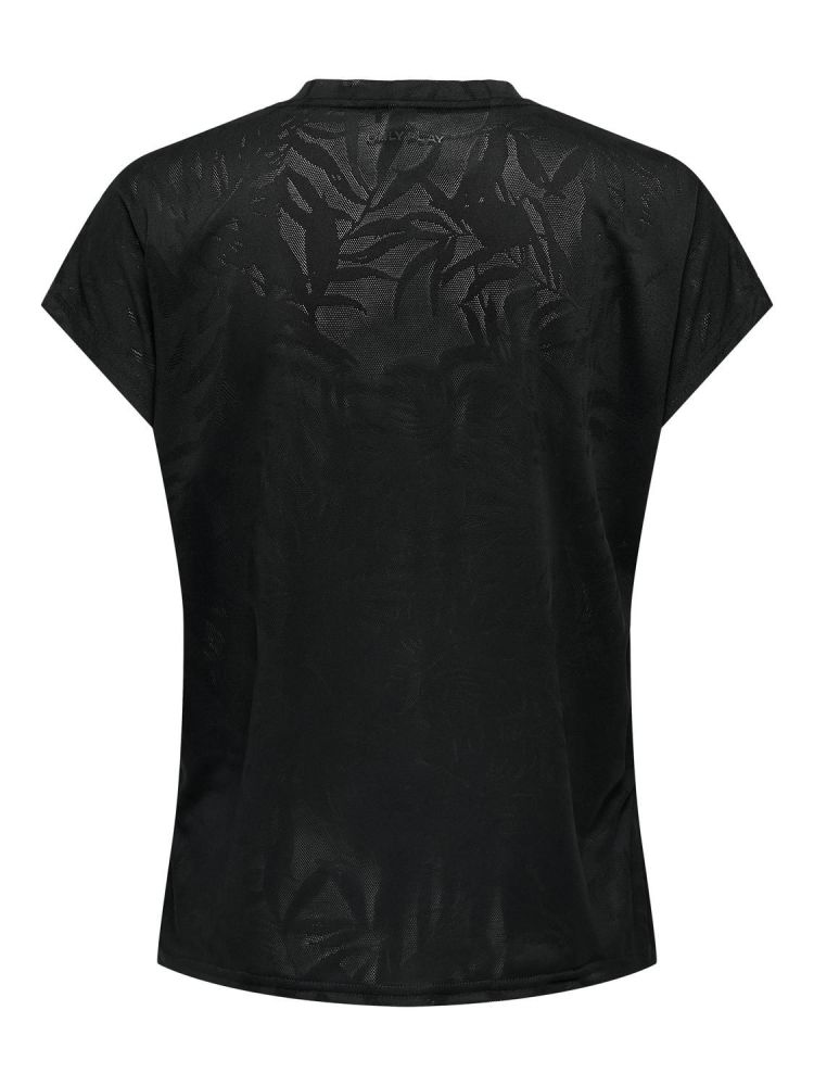 Only Play T-shirt Zwart dames (AYA ND SS VN LOOSE BAT TRAIN TEE - 15318944.BLACK) - GL Sport (Sluis)