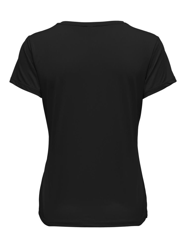 Only Play T-shirt Zwart dames (CARMEN ON SS REG TEE - 15281098.BLACK) - GL Sport (Sluis)