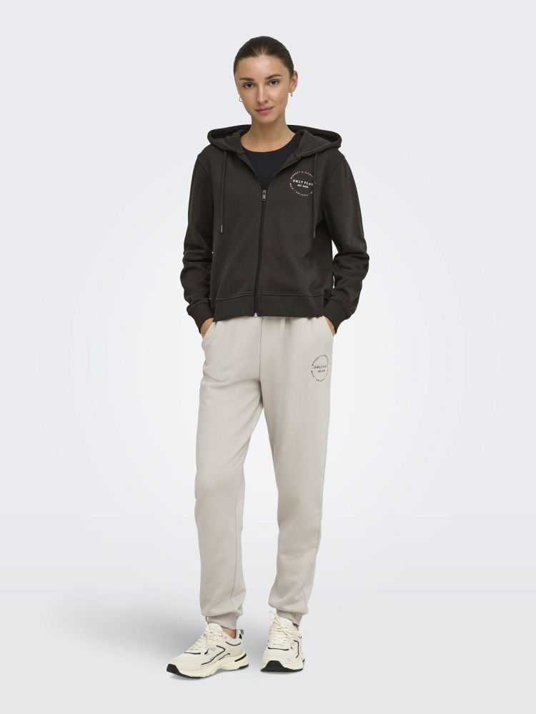 Only Play Broek Beige dames (CAVA HW REG BRUSH SWEAT PANTS - 15375918.PUMICESTONE) - GL Sport (Sluis)