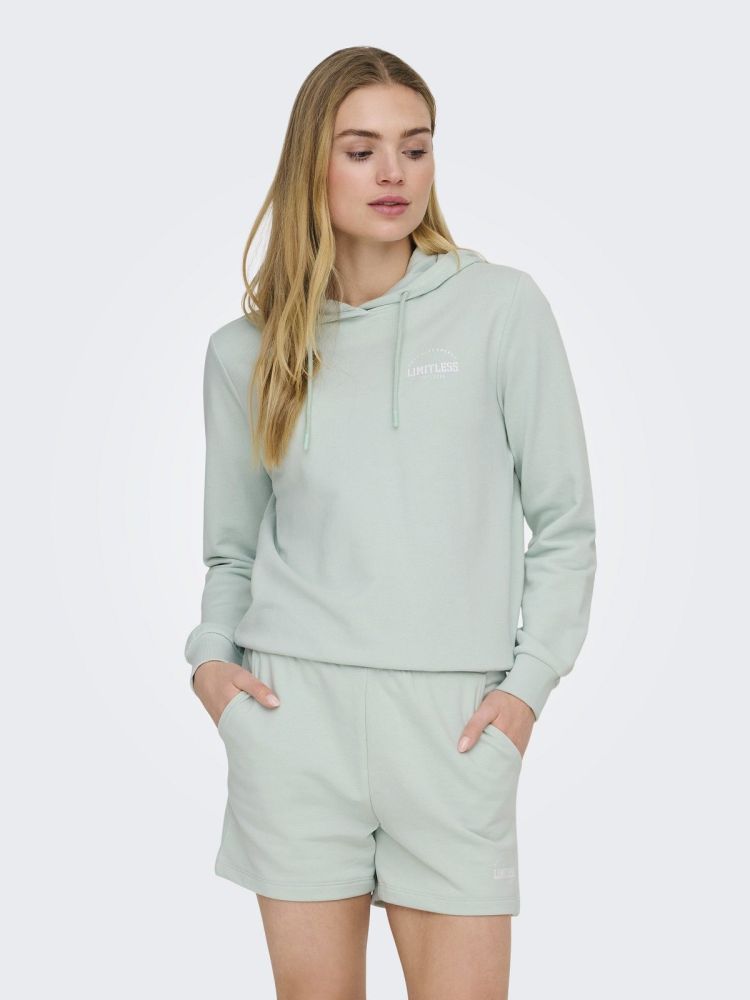 Only Play Hoodie Mint dames (CAVA LIFE HOOD LS LOOSE SWEAT - 15369657.SURFSPRAY) - GL Sport (Sluis)