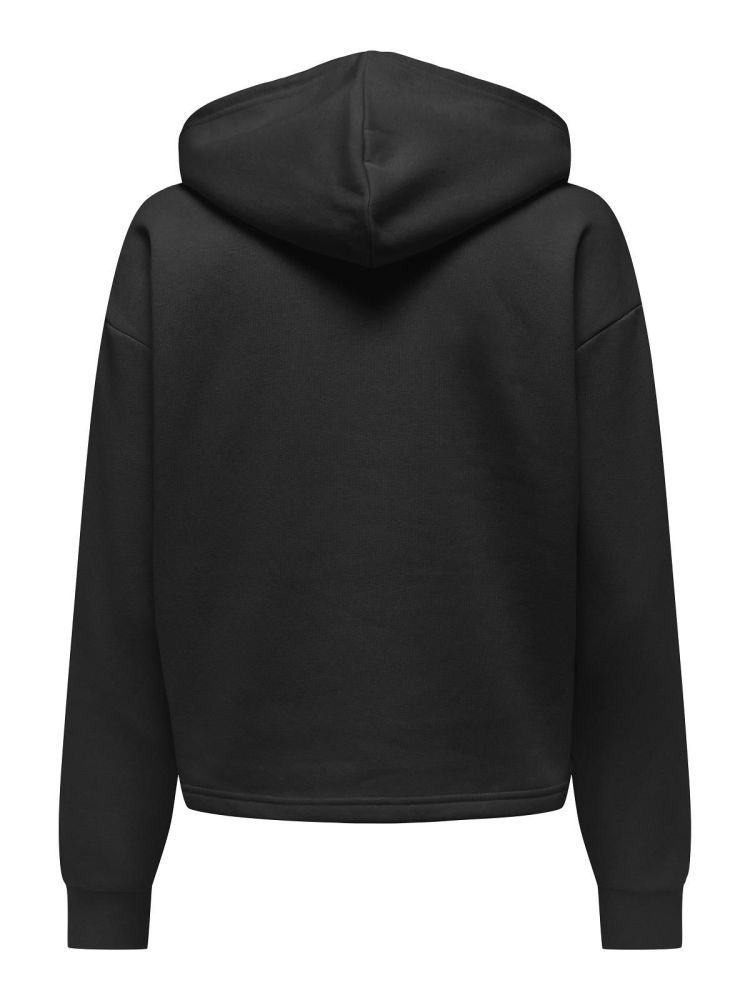 Only Play Hoodie Zwart dames (COMFORT LS BRUSH SWEAT HOOD - 15294219.BLACK) - GL Sport (Sluis)