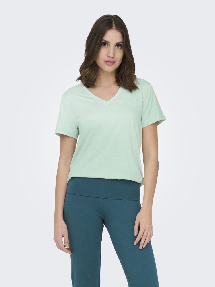 Only Play T-shirt Mint dames (CORE LIFE VN SS REG TEE - 15328067.SURFSPRAY) - GL Sport (Sluis)