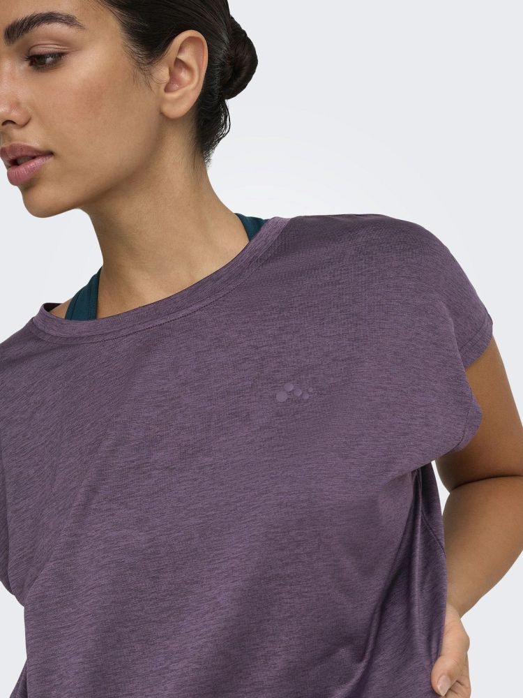 Only Play T-shirt Bordeaux dames (CORE ON SS LOOSE BAT TEE - 15328063.PLUMPERFECT) - GL Sport (Sluis)