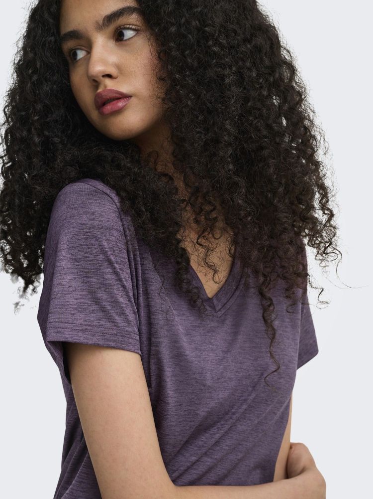 Only Play T-shirt Bordeaux dames (CORE VN REG TEE - 15328067.PLUMPERFECT) - GL Sport (Sluis)