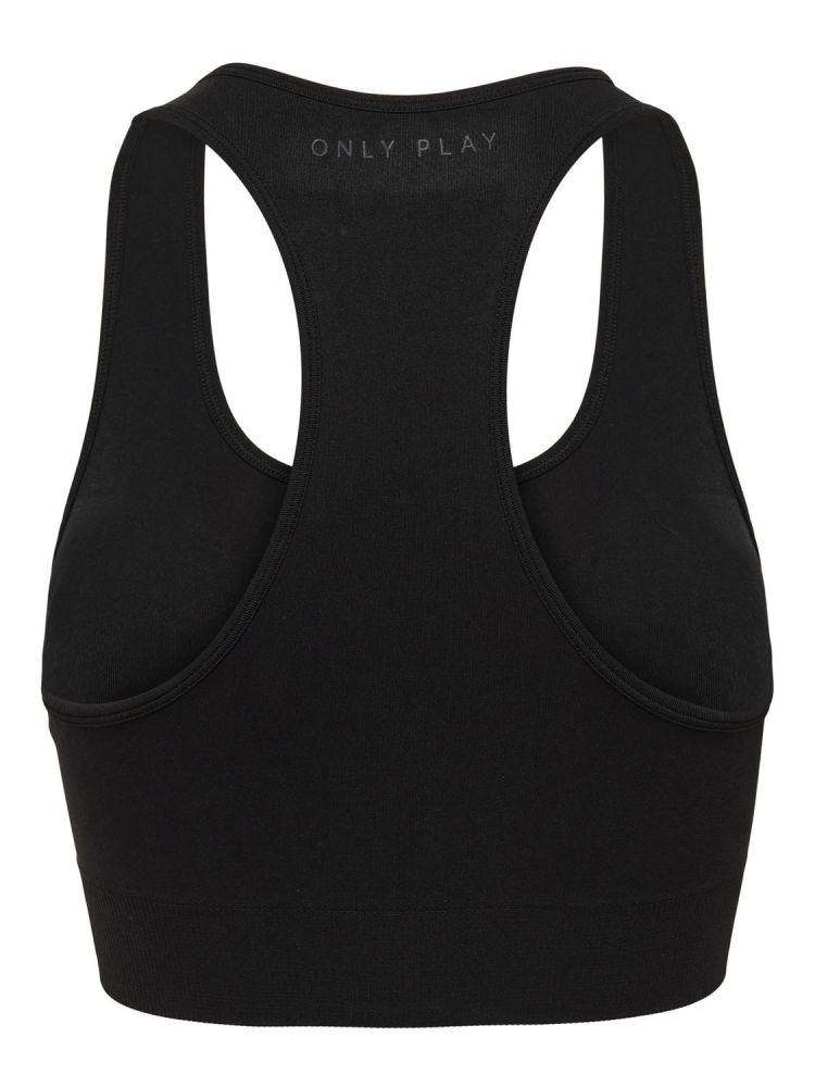 Only Play Sport-BH Zwart dames (DAISY-2 SEAM BRA NOOS - 15101974.BLACK) - GL Sport (Sluis)