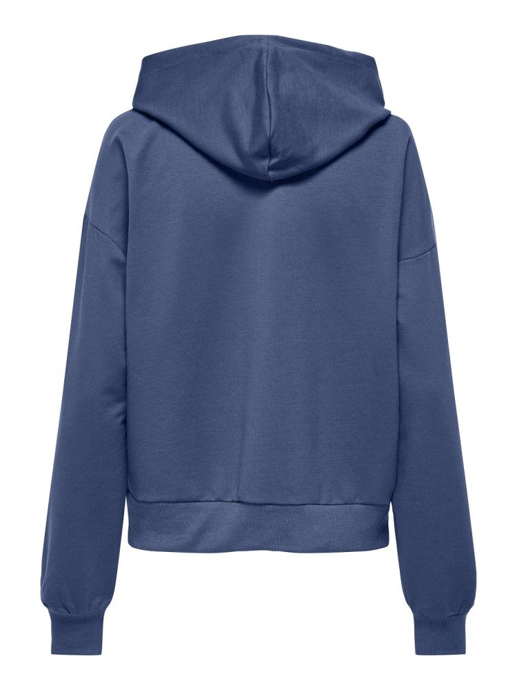 Only Play Vest Blauw dames (FEY HOOD FZ LS REG BRUSH SWEAT - 15335006.COSTALFJORD) - GL Sport (Sluis)