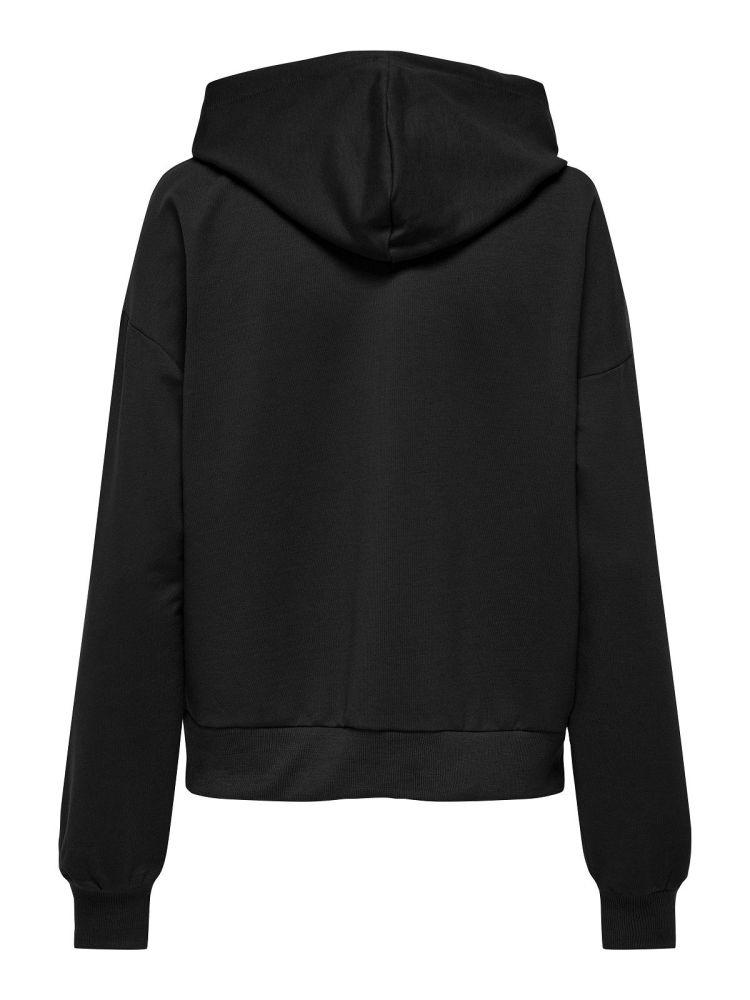 Only Play Vest Zwart dames (FEY HOOD FZ LS REG BRUSH SWEAT - 15335006.BLACK) - GL Sport (Sluis)